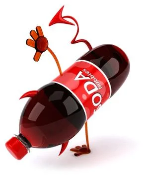 Fun soda Illustrazione stock