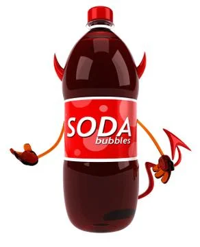 Fun soda Stock Illustration