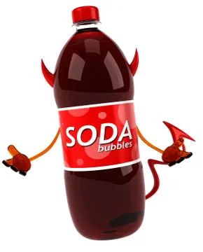 Fun soda Illustrazione stock