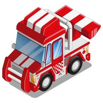 Fun sports van. Stock Illustration