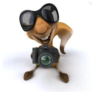 Fun squirrel Stock Illustration