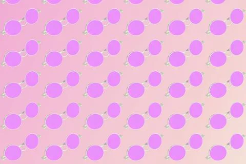 Fun summer pattern with pink many sunglasses Stock Illustration