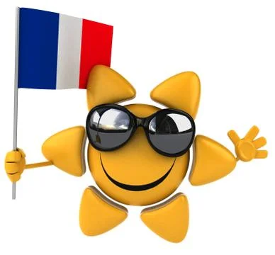 Fun sun Illustrazione stock