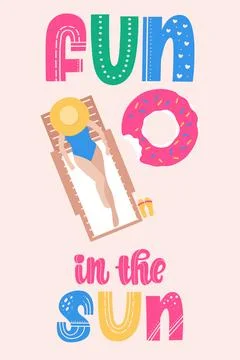Fun in the Sun イラスト素材