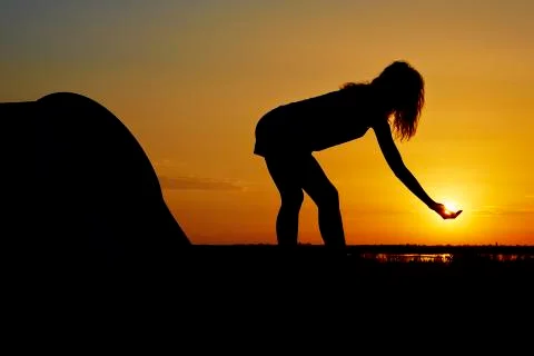 Fun with the sun Stock Photos