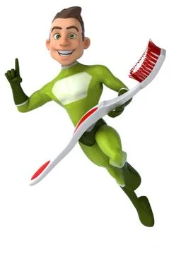 Fun superhero Illustrazione stock