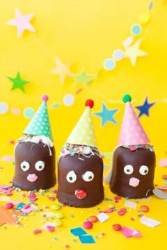 Fun sweets for a party Stock Photos