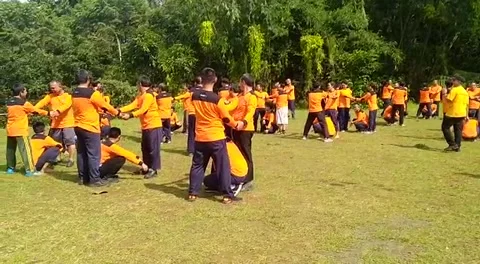 Fun in team building Stock Footage 246959506