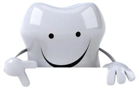 Fun tooth Illustrazione stock