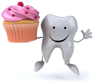 Fun tooth Illustrazione stock