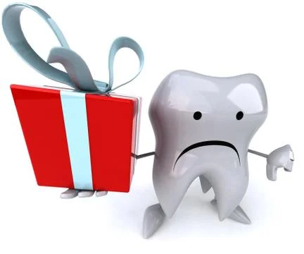 Fun tooth Illustrazione stock