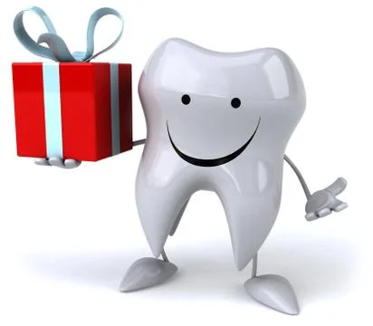 Fun tooth Illustrazione stock