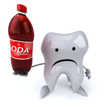 Fun tooth Illustrazione stock