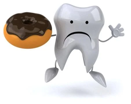 Fun tooth Illustrazione stock