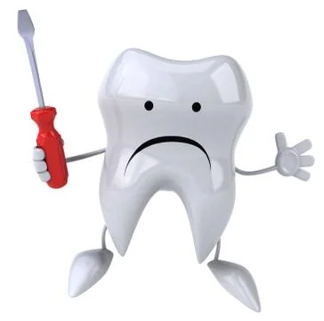 Fun tooth Illustrazione stock