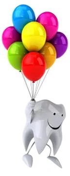 Fun tooth Illustrazione stock