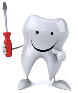 Fun tooth Illustrazione stock