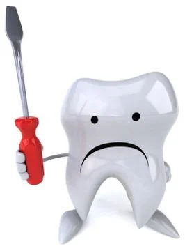 Fun tooth Illustrazione stock