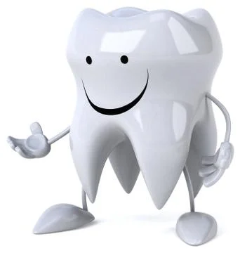 Fun tooth Illustrazione stock