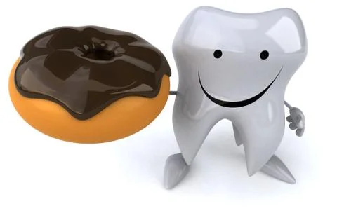 Fun tooth Illustrazione stock