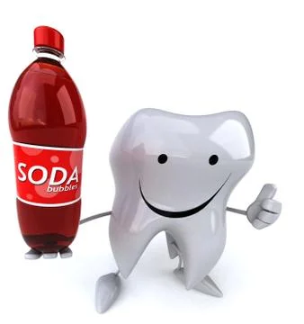 Fun tooth Illustrazione stock
