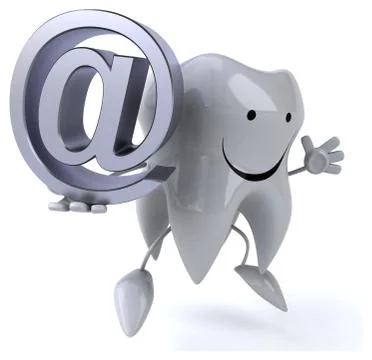 Fun tooth Illustrazione stock