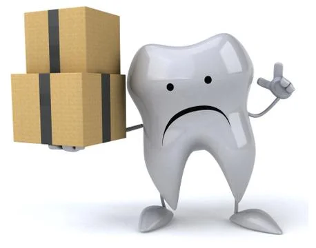 Fun tooth Illustrazione stock