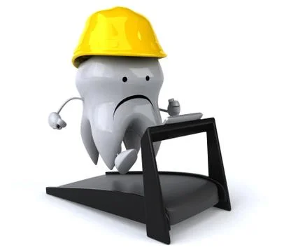Fun tooth Illustrazione stock