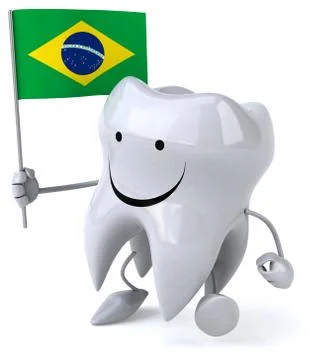Fun tooth Illustrazione stock