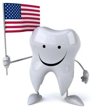Fun tooth Illustrazione stock
