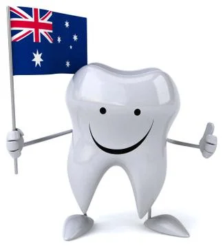 Fun tooth Illustrazione stock