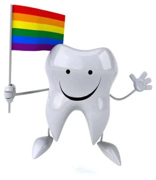 Fun tooth Illustrazione stock