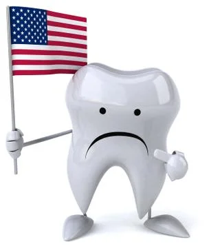 Fun tooth Illustrazione stock