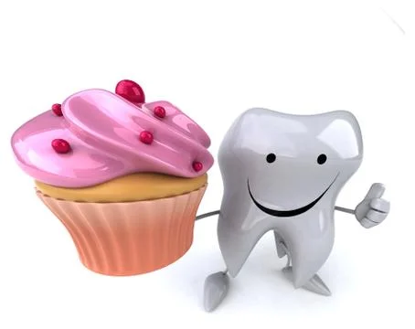 Fun tooth Illustrazione stock