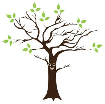 Fun Tree Illustrazione stock