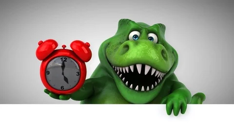 Fun trex- 3D Animation Stock Footage 85311439