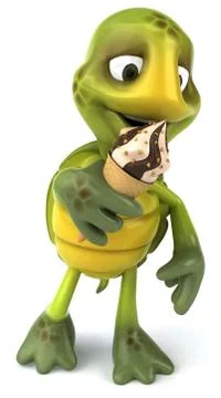 Fun turtle Stock Illustration