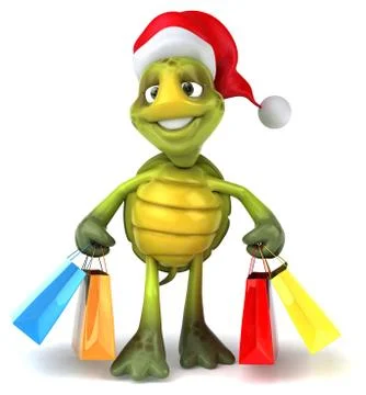Fun turtle Illustrazione stock