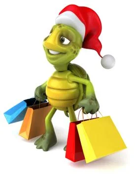 Fun turtle Illustrazione stock