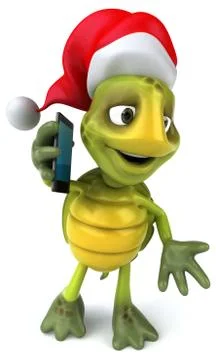 Fun turtle 스톡 일러스트