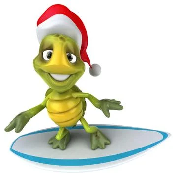 Fun turtle Stock Illustration