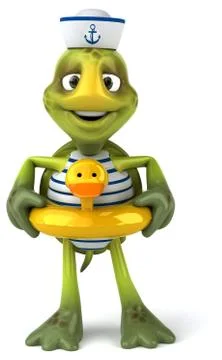 Fun turtle イラスト素材