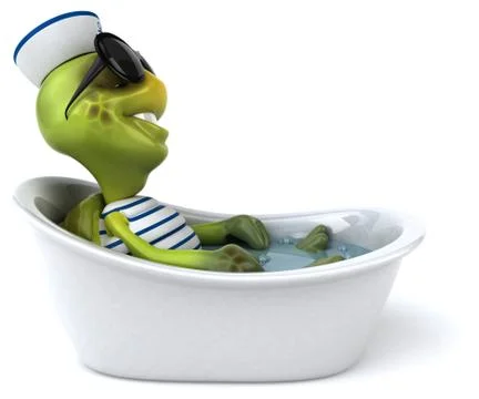 Fun turtle Stock Illustration