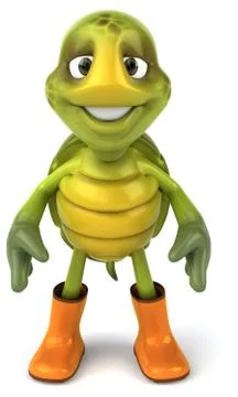 Fun turtle Stock Illustration