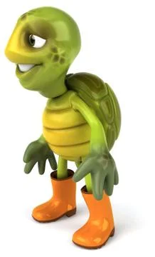 Fun turtle Stock Illustration