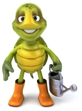 Fun turtle Stock Illustration