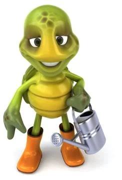 Fun turtle Stock Illustration