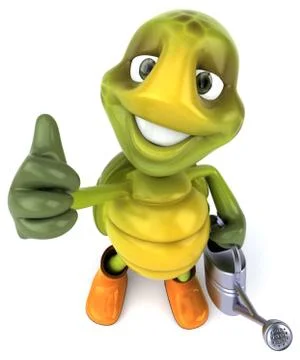 Fun turtle Stock Illustration