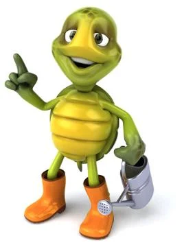 Fun turtle Stock Illustration