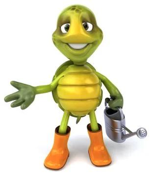 Fun turtle Stock Illustration
